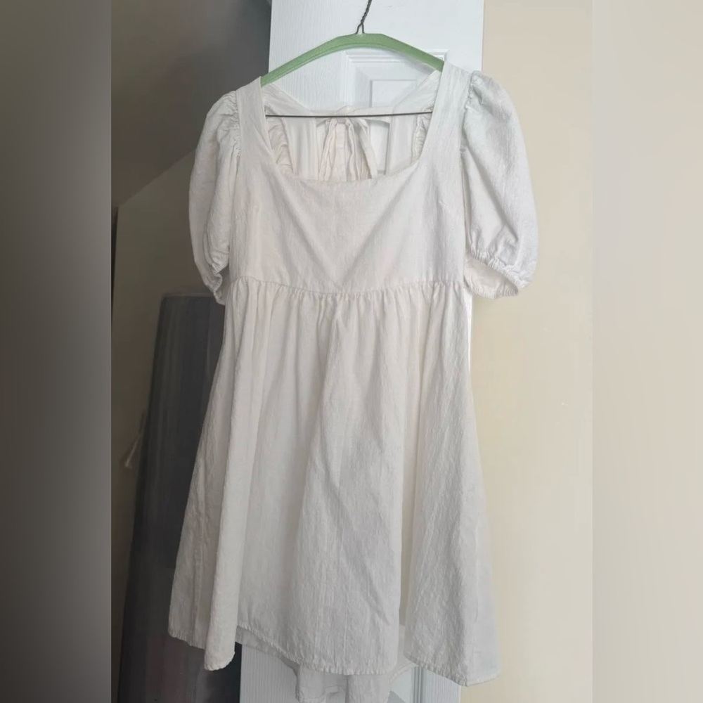 Altar'd State Cream Textured Dress